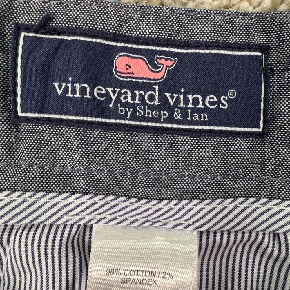Vineyard Vines Shorts Mens 42 Breaker Short Blue Sailboat Embroidered EUC